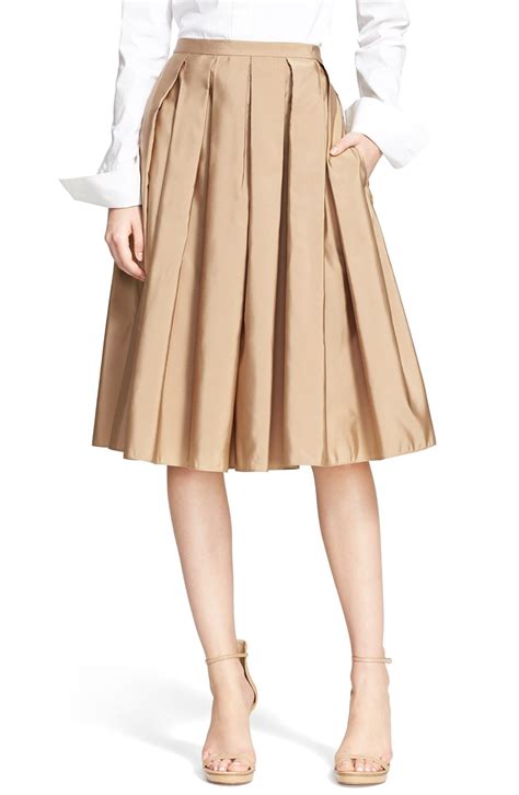 michael kors pleated skirts